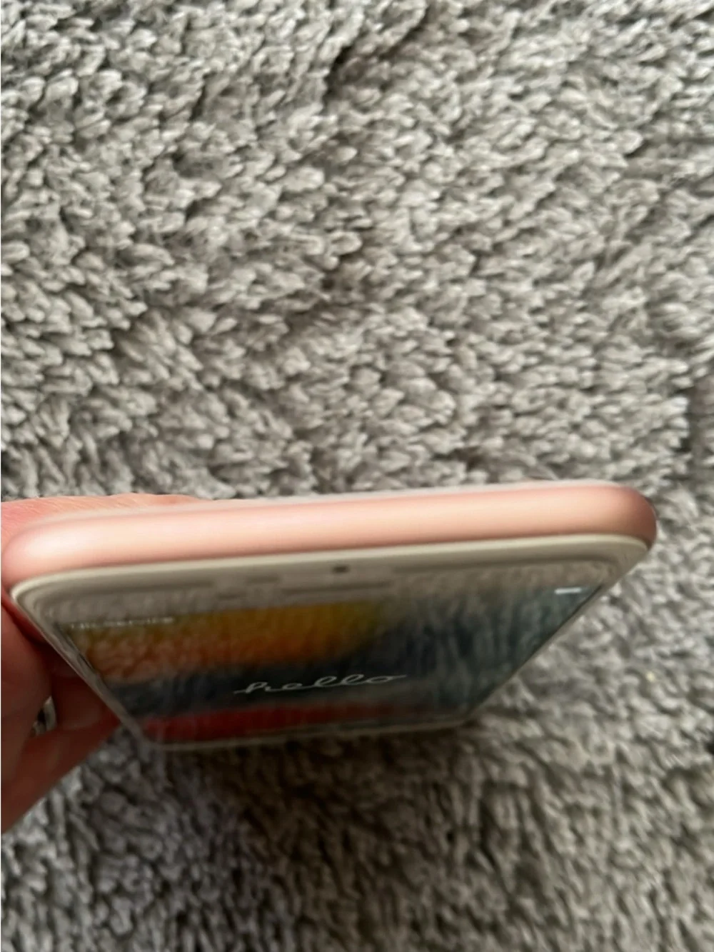 iPhone 6S in Rose Gold and White with Colorful Display-Great 1st Phone for Kids!